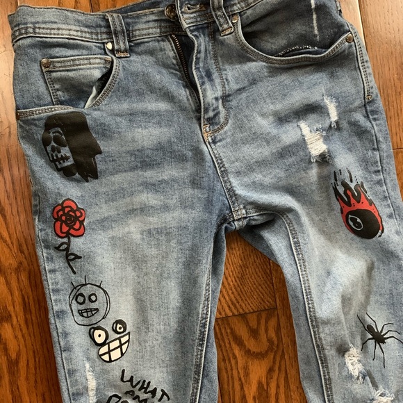 Tapered skinny jeans - Picture 3 of 8